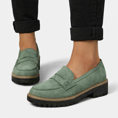 Women's Suede Loafers | Supportive Slip-On Everyday Shoes 1