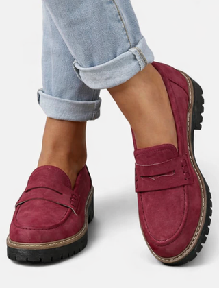Women's Suede Loafers | Supportive Slip-On Everyday Shoes 2