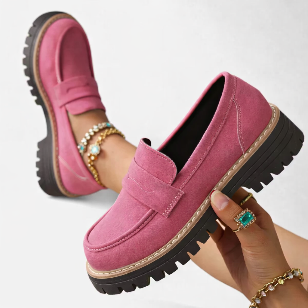 Women's Suede Loafers | Supportive Slip-On Everyday Shoes 4