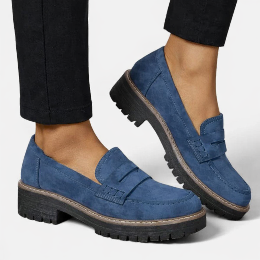 Women's Suede Loafers | Supportive Slip-On Everyday Shoes 5