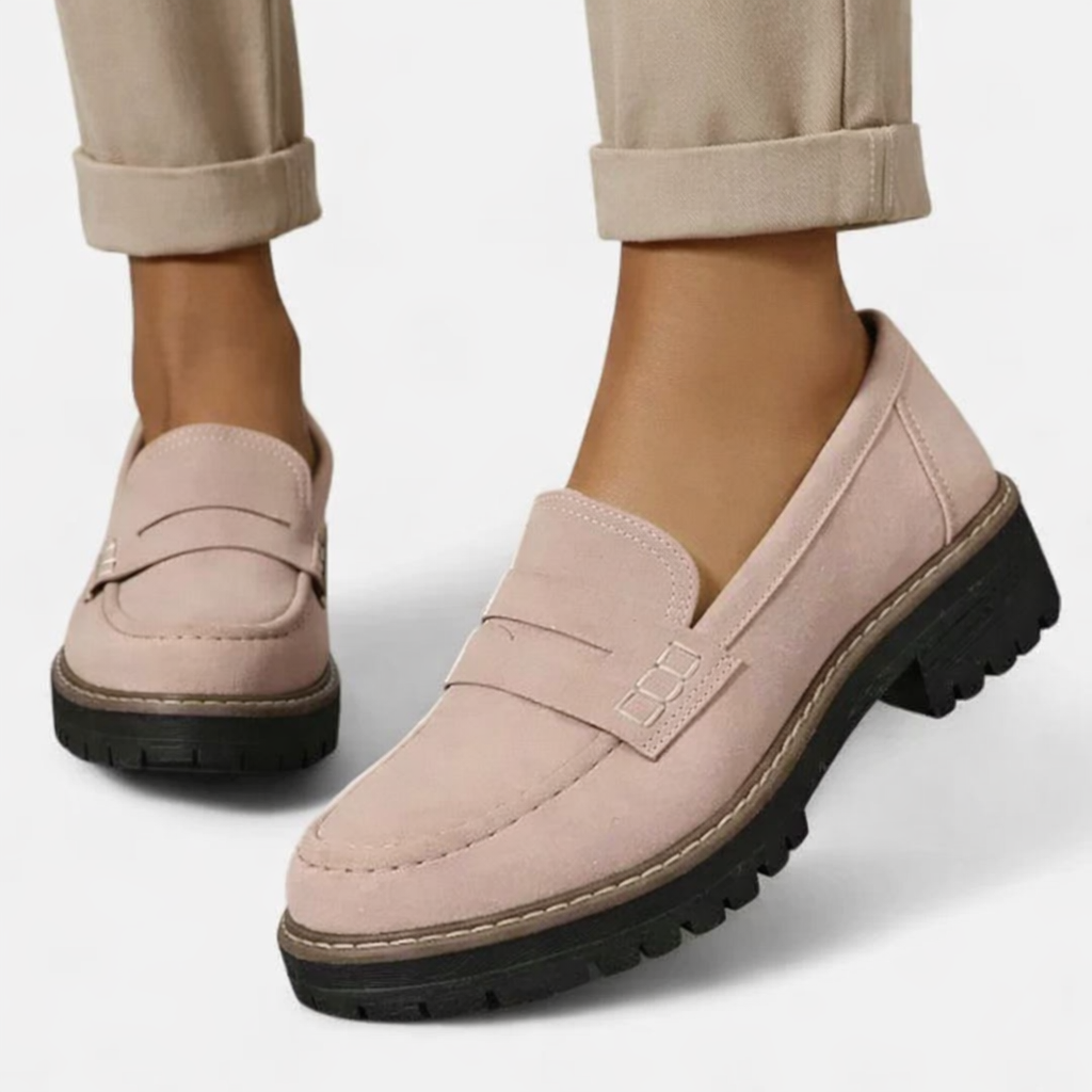 Women's Suede Loafers | Supportive Slip-On Everyday Shoes 6