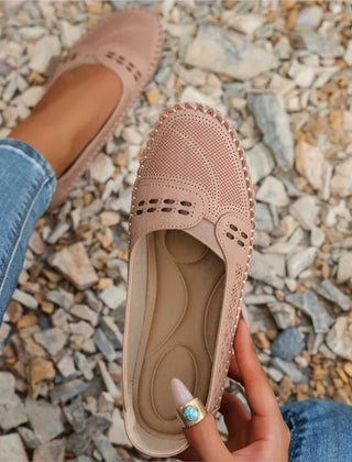 Women's Suede Moccasins | Comfortable Slip-On Casual Shoes 10