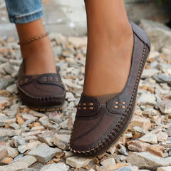 Women's Suede Moccasins | Comfortable Slip-On Casual Shoes 2