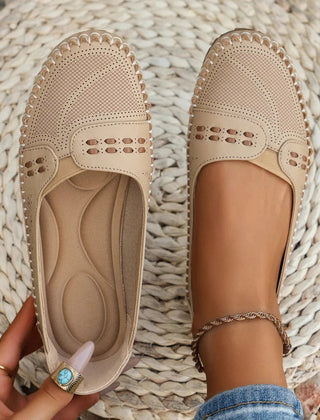 Women's Suede Moccasins | Comfortable Slip-On Casual Shoes 9