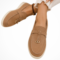 Women's Suede Penny Loafers | Elegant Classic Slip-On Shoes 2