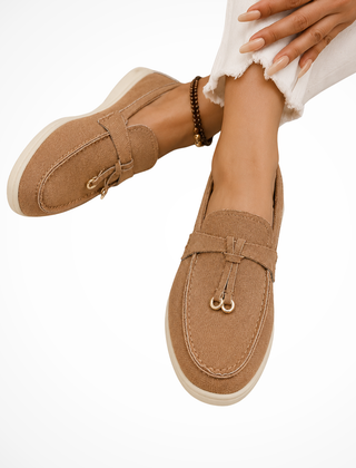 Women's Suede Penny Loafers | Elegant Classic Slip-On Shoes 2