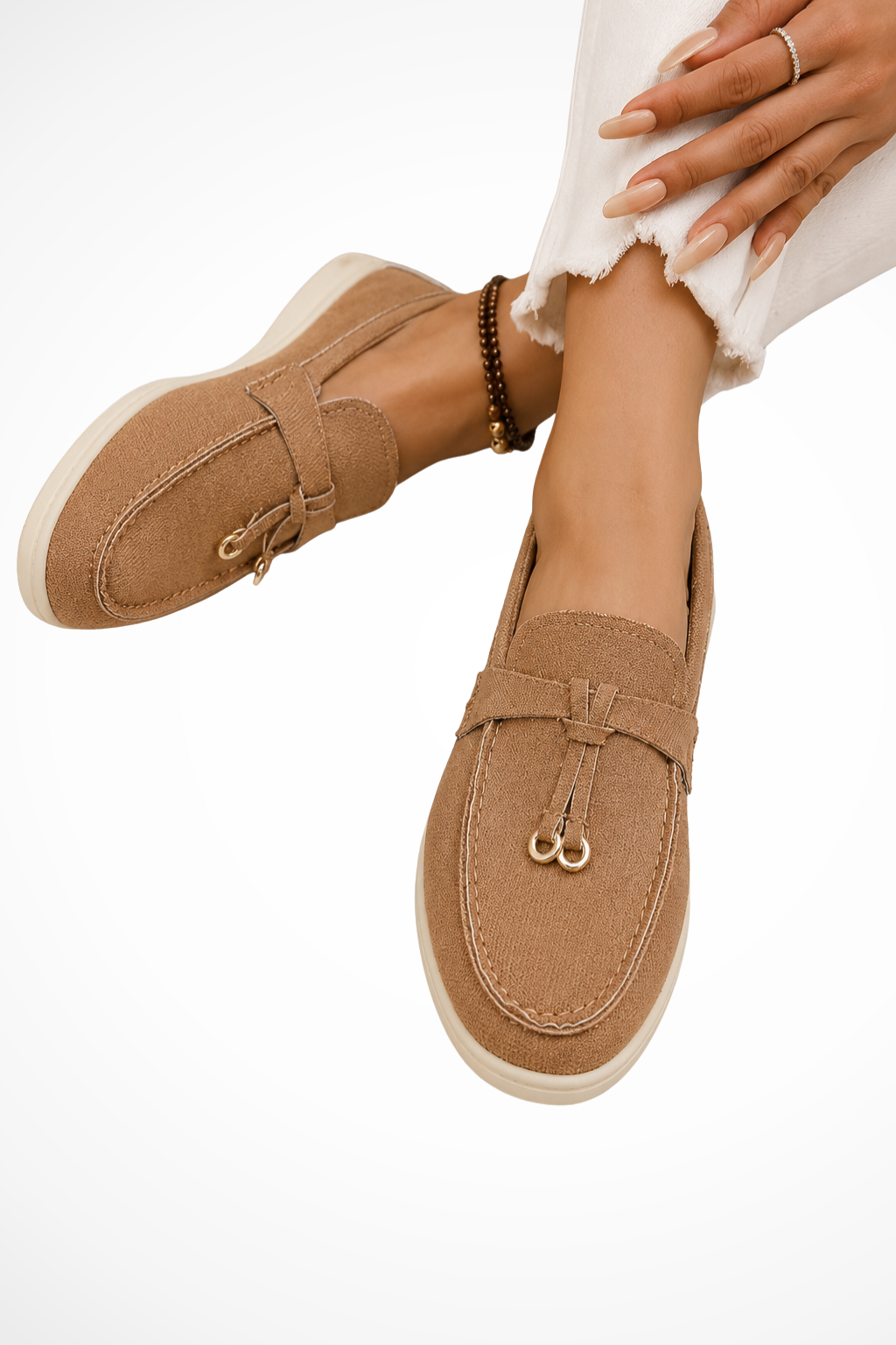 Women's Suede Penny Loafers | Elegant Classic Slip-On Shoes 2