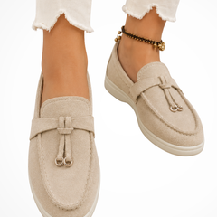 Women's Suede Penny Loafers | Elegant Classic Slip-On Shoes 3