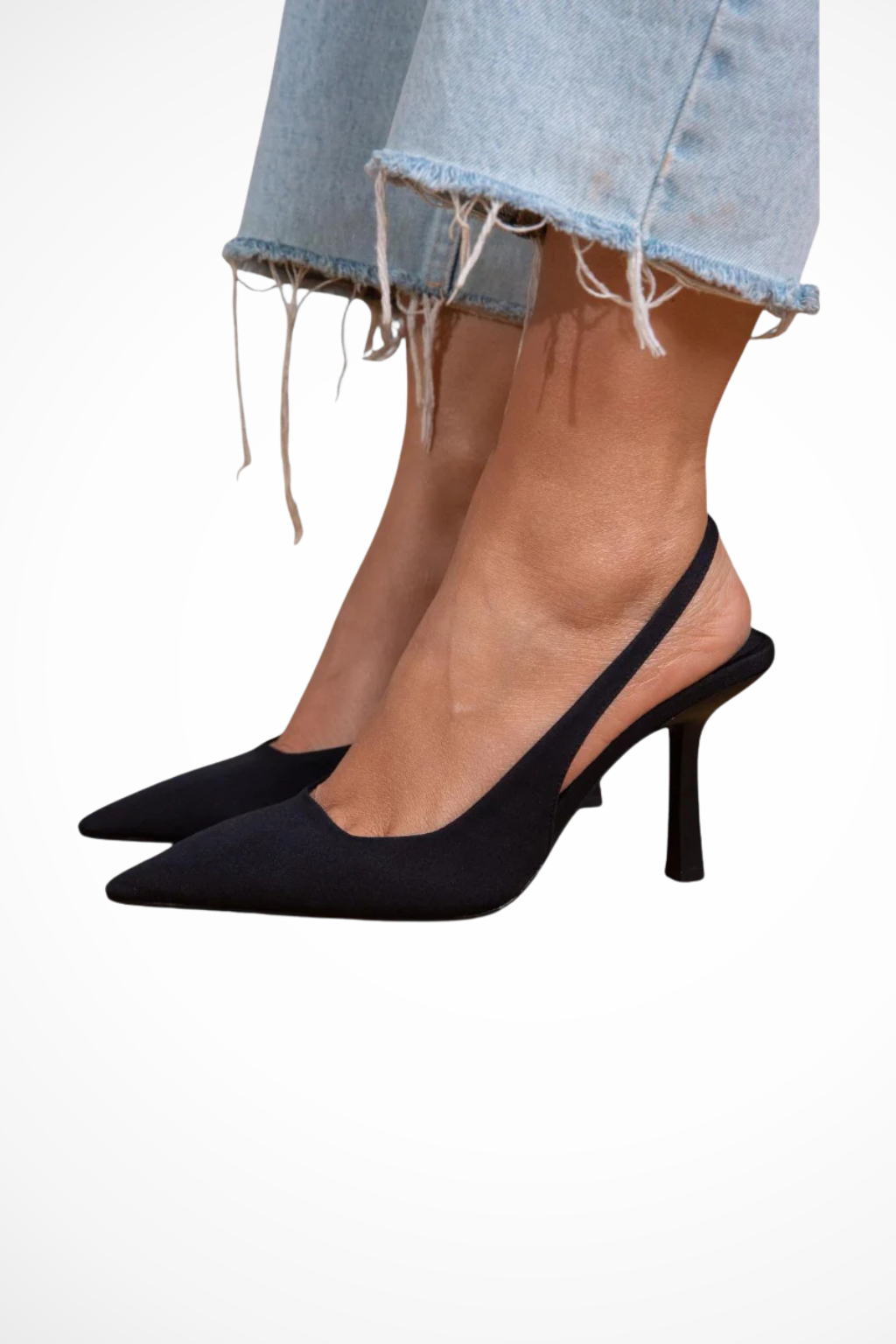 Women's Suede Slingback Heels | Elegant Pointed Toe Comfort Shoes 2