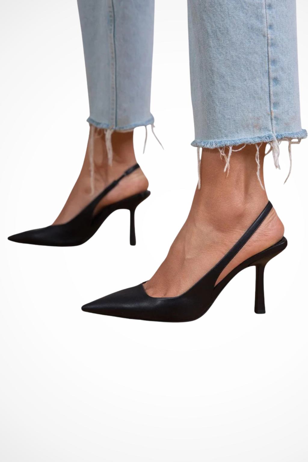 Women's Suede Slingback Heels | Elegant Pointed Toe Comfort Shoes 4