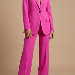 Womens Tailored Blazer and Trousers Set | Elegant White Suit for Formal Occasions 1