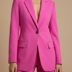 Womens Tailored Blazer and Trousers Set | Elegant White Suit for Formal Occasions 2