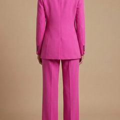 Womens Tailored Blazer and Trousers Set | Elegant White Suit for Formal Occasions 4