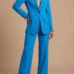 Womens Tailored Blazer and Trousers Set | Elegant White Suit for Formal Occasions 5