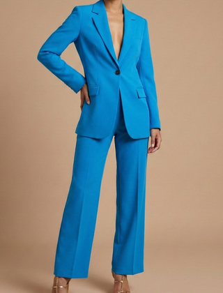 Womens Tailored Blazer and Trousers Set | Elegant White Suit for Formal Occasions 5