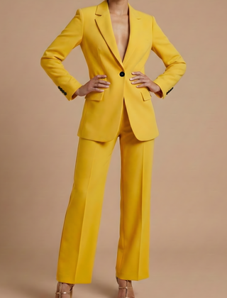 Womens Tailored Blazer and Trousers Set | Elegant White Suit for Formal Occasions 6