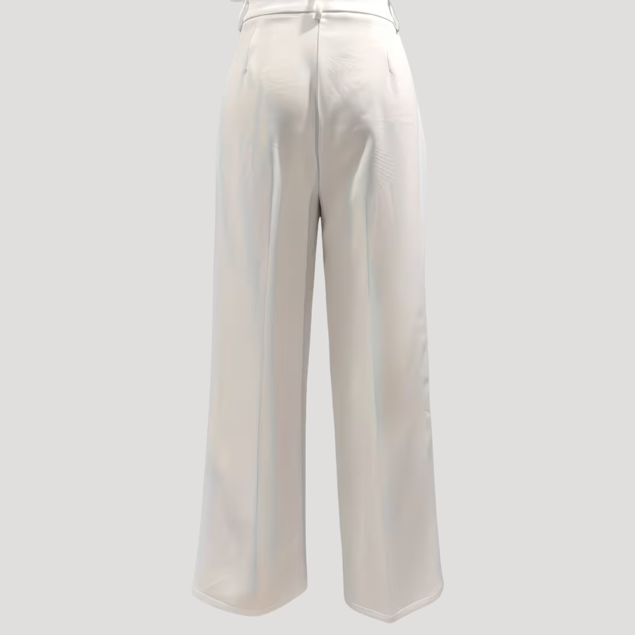 Women's Tailored High-Waist Wide Leg Pants | Elegant Sophisticated Trousers 1