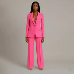 Women's Tailored Suit Set | Elegant Blazer and Slim Trousers for Professional Style 2