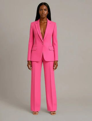 Women's Tailored Suit Set | Elegant Blazer and Slim Trousers for Professional Style 2