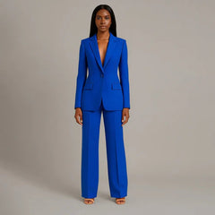 Women's Tailored Suit Set | Elegant Blazer and Slim Trousers for Professional Style 3