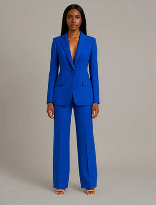 Women's Tailored Suit Set | Elegant Blazer and Slim Trousers for Professional Style 3
