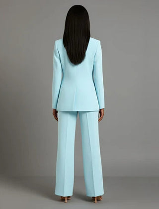 Women's Tailored Suit Set | Elegant Blazer and Slim Trousers for Professional Style 4