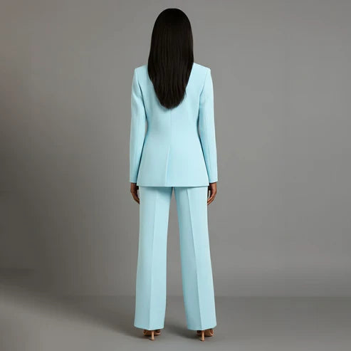 Women's Tailored Suit Set | Elegant Blazer and Slim Trousers for Professional Style 4