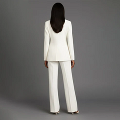Women's Tailored Suit Set | Elegant Blazer and Slim Trousers for Professional Style 6