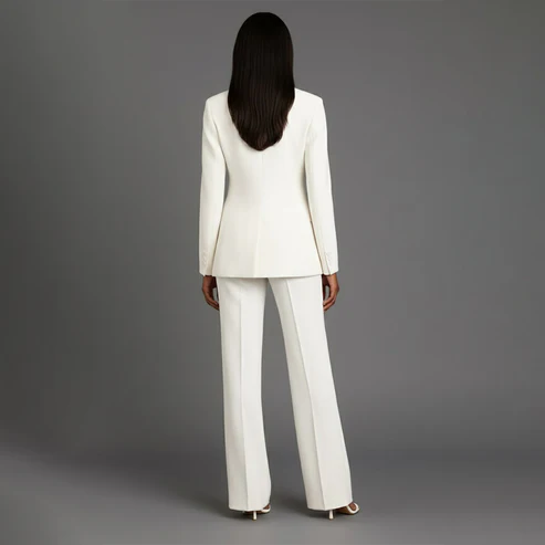 Women's Tailored Suit Set | Elegant Blazer and Slim Trousers for Professional Style 6