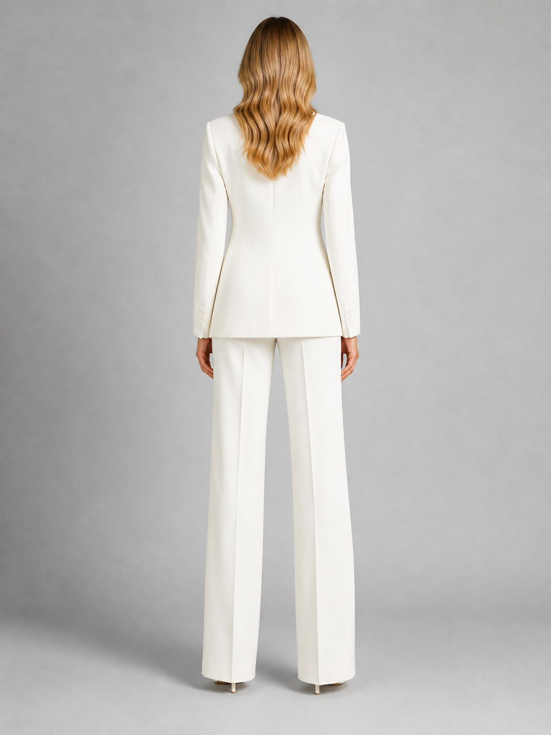 Women's Tailored Suit | Elegant Blazer and Wide Leg Trousers for Professional Style 5