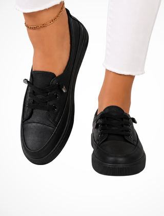 Women's Textured Canvas Sneakers | Stylish Lace-Up White Trainers 1