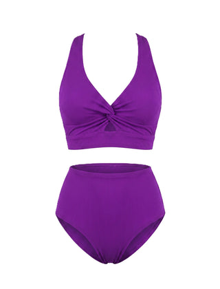 Women's Textured High-Waisted Bikini Sets | Flattering Summer Swimwear for Women 10