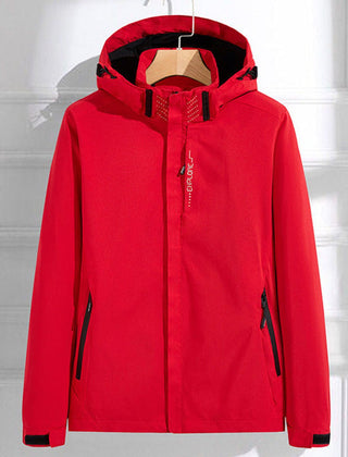 Women's Waterproof Rain Jacket | Adjustable Hooded Stylish Outerwear 1