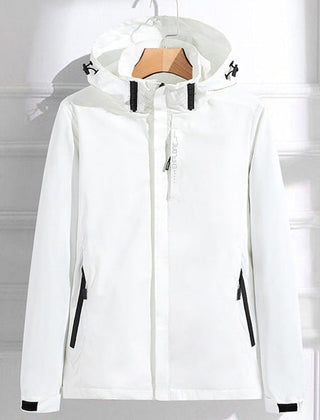 Women's Waterproof Rain Jacket | Adjustable Hooded Stylish Outerwear 3