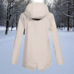 Women's Waterproof Rain Jacket | Stylish Adjustable Hooded Outerwear | Chic and Functional Raincoat 2