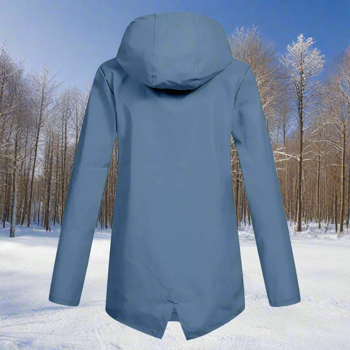 Women's Waterproof Rain Jacket | Stylish Adjustable Hooded Outerwear | Chic and Functional Raincoat 4