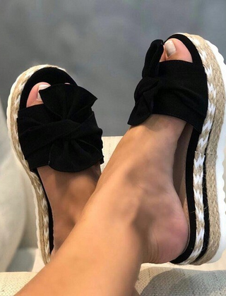 Women's Woven Wedge Sandals | Elegant Comfortable Summer Footwear 1