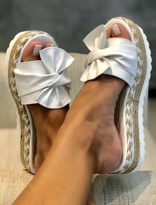 Women's Woven Wedge Sandals | Elegant Comfortable Summer Footwear 2