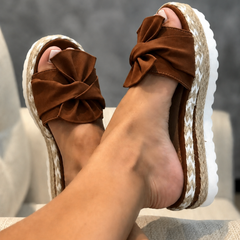 Women's Woven Wedge Sandals | Elegant Comfortable Summer Footwear 4
