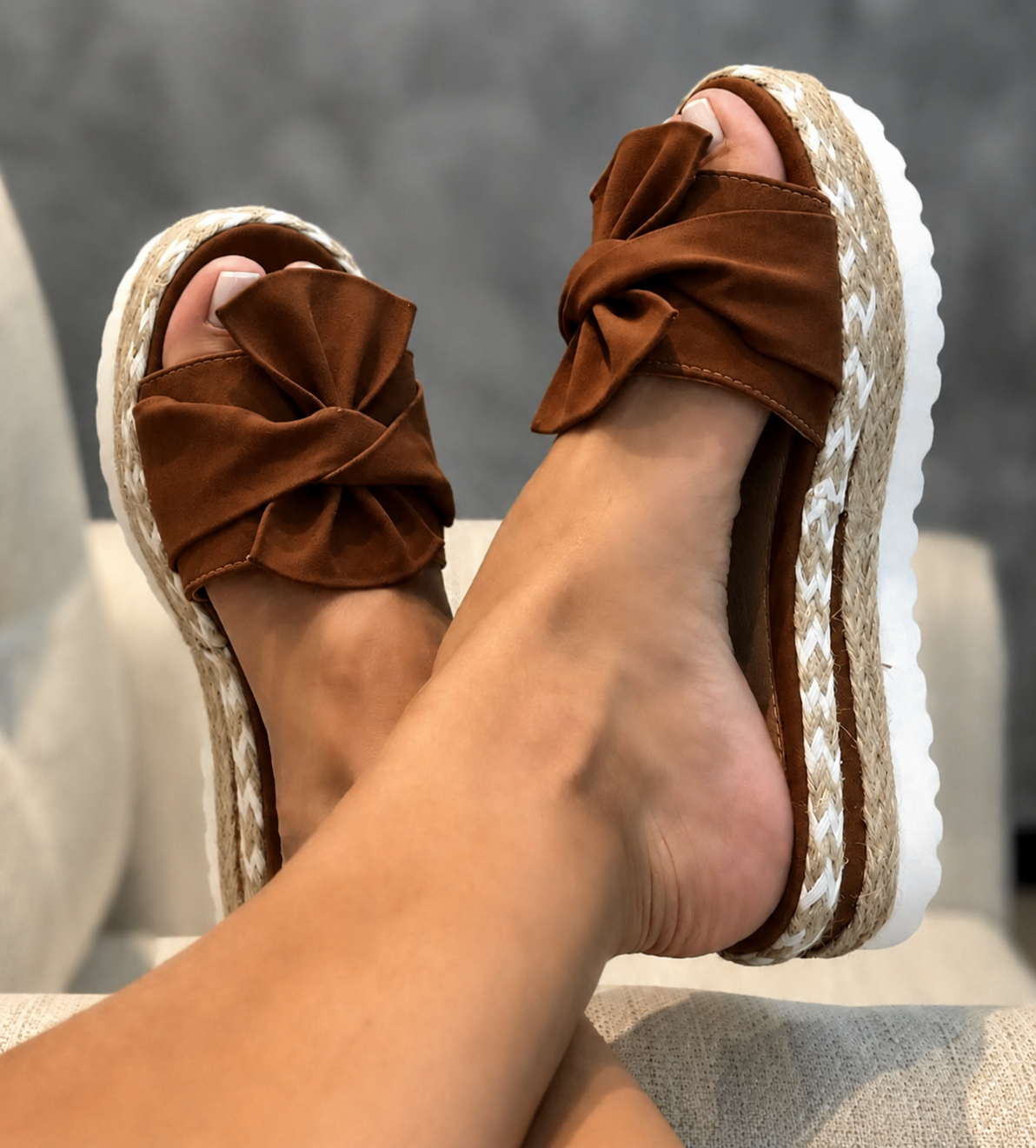 Women's Woven Wedge Sandals | Elegant Comfortable Summer Footwear 4