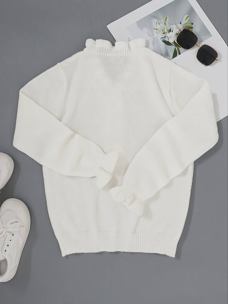 Darcey | Ruffle Blouse with Decorative Buttons for Women 2