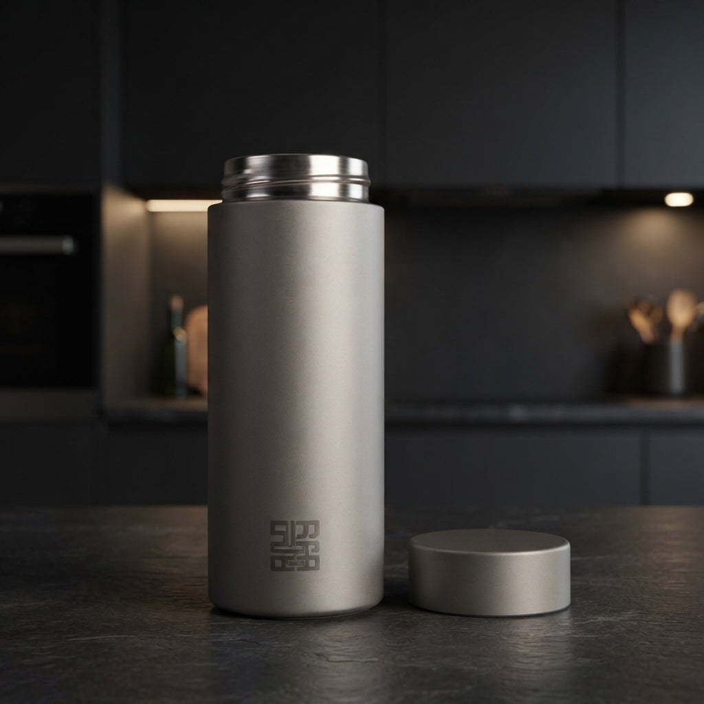 Pure Titanium Insulated Water Bottle