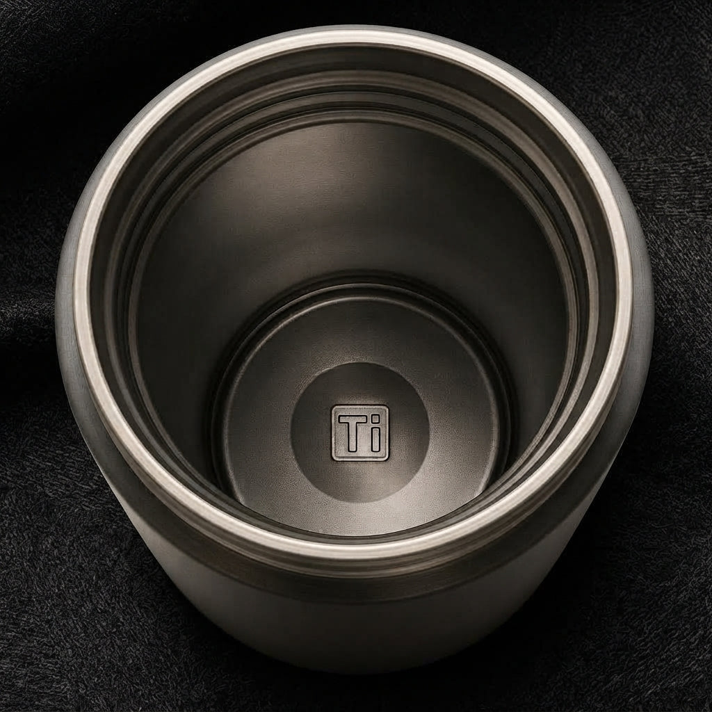 Pure Titanium Insulated Water Bottle