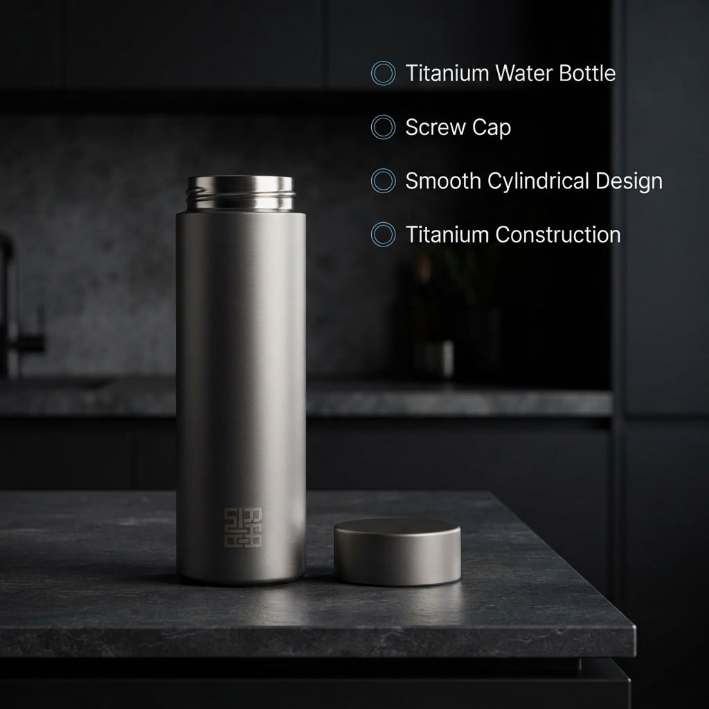 Pure Titanium Insulated Water Bottle