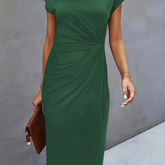 Katie | Womens Classic Short Sleeve Bodycon Dress 13
