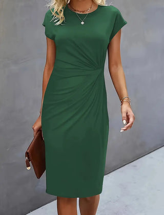 Katie | Womens Classic Short Sleeve Bodycon Dress 13