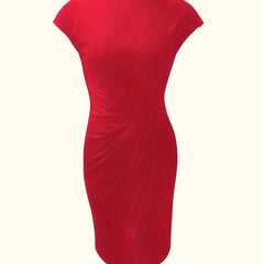 Katie | Womens Classic Short Sleeve Bodycon Dress 6