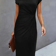 Katie | Womens Classic Short Sleeve Bodycon Dress 1