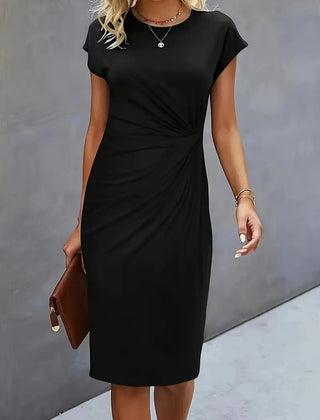 Katie | Womens Classic Short Sleeve Bodycon Dress 1