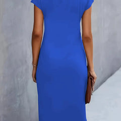 Katie | Womens Classic Short Sleeve Bodycon Dress 8